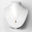 Colgante de Zafiro Amarillo y Diamante de 1.78 Quilates en Oro de 14K