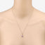 1.03 Carat Genuine Ruby and White Diamond Pendant in 14K Yellow Gold