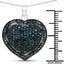 1.25 Carat Genuine Blue Diamond Pendant in Sterling Silver