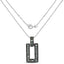 Pendentif en diamant vert véritable de 0,36 carat en argent sterling