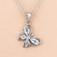 0.78 Carat Genuine Blue Topaz Sterling Silver Pendant
