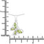 0.64 Carat Genuine Peridot .925 Sterling Silver Butterfly Pendant
