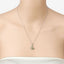 0.64 Carat Genuine Peridot .925 Sterling Silver Butterfly Pendant