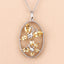 2.30 Carat Genuine Citrine Butterfly Pendant in Sterling Silver
