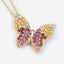 Pendentif multi-stones de 1,62 carat en argent sterling .925