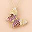 Pendentif multi-stones de 1,62 carat en argent sterling .925