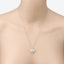 Pendentif en cœur en diamant jaune clair de 4,51 carats en or blanc 18K