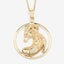 Colgante de Plata Esterlina con Diamante Blanco Genuino de 0.03 Quilates