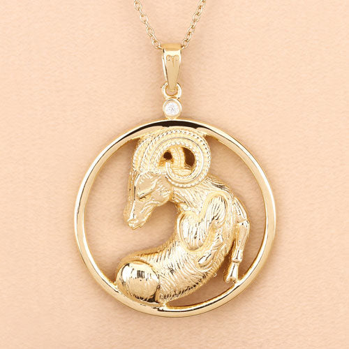 Colgante de Plata Esterlina con Diamante Blanco Genuino de 0.03 Quilates