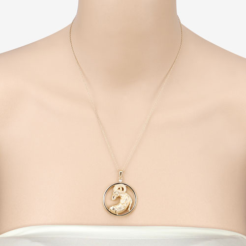 Colgante de Plata Esterlina con Diamante Blanco Genuino de 0.03 Quilates