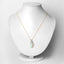 7.57 Carat Genuine Ethiopian Opal & Diamond 14K Yellow Gold Pendant