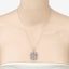 Colgante de Plata Esterlina con Topacio Azul Genuino de 2.60 Quilates