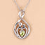 Pendentif en argent sterling .925 avec péridot véritable de 0,15 carat