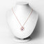 Colgante de Amatista Genuina de 0.25 Quilates en Plata de Ley