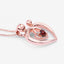 Pendentif en grenat véritable de 0,32 carat en argent sterling .925