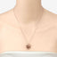 Pendentif en grenat véritable de 0,32 carat en argent sterling .925