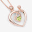0.25 Carat Genuine Peridot Sterling Silver Pendant