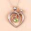 0.25 Carat Genuine Peridot Sterling Silver Pendant