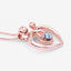 Colgante de Topacio Azul Suizo Genuino de 0.28 Quilates en Plata de Ley
