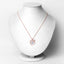 Colgante de Topacio Azul Suizo Genuino de 0.28 Quilates en Plata de Ley