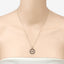 Pendentif en saphir bleu véritable de 0,64 carat en argent sterling