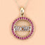 0.64 Carat Genuine Ruby .925 Sterling Silver Pendant