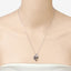 Colgante de Zafiro Azul de 0.28 Quilates en Plata Esterlina
