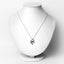 Colgante de Zafiro Azul de 0.28 Quilates en Plata Esterlina