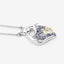 Colgante de plata esterlina con tanzanita genuina de 0.28 quilates