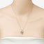 Colgante de plata esterlina con tanzanita genuina de 0.28 quilates