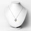 Colgante de plata esterlina con tanzanita genuina de 0.28 quilates
