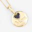 0.20 Carat Genuine Blue Sapphire Pendant in Sterling Silver