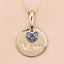 0.21 Carat Genuine Tanzanite Sterling Silver Pendant