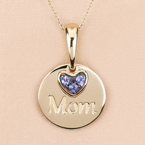 0.21 Carat Genuine Tanzanite Sterling Silver Pendant