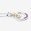 Colgante de Rubí Genuino de 0.14 Quilates en Plata Esterlina .925