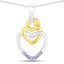 0.14 Carat Genuine Tanzanite Sterling Silver Pendant