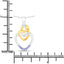 0.14 Carat Genuine Tanzanite Sterling Silver Pendant