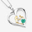 Colgante de Esmeralda Genuina de 0.45 Quilates en Plata Esterlina .925
