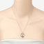 Colgante de Esmeralda Genuina de 0.45 Quilates en Plata Esterlina .925