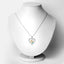 Colgante de Esmeralda Genuina de 0.45 Quilates en Plata Esterlina .925