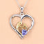 Colgante de Tanzanita Genuina de 0.45 Quilates en Plata Esterlina