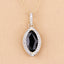 2.27 Carat Blue Sapphire & Diamond 10K Yellow Gold Pendant