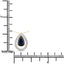 Colgante de Zafiro Azul y Diamante de 1.15 Quilates en Oro Amarillo de 14K