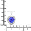 Pendentif en Tanzanite et Diamants Blancs de 2,58 Carats en Or Blanc 14K