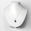 Colgante de Zafiro Azul y Diamante de 4.63 Quilates en Oro Amarillo de 14K