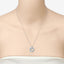1.90 Carat Genuine Swiss Blue Topaz Pendant in Sterling Silver