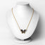 3.83 Carat Genuine Blue Sapphire & White Zircon Pendant