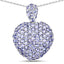 6.01 Carat Genuine Tanzanite Sterling Silver Pendant