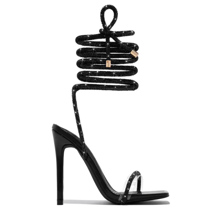 Sandalias Gladiadoras de Tacón Elegantes