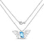Pendentif en Topaze Bleue Suisse de 10,62 Carats en Argent Sterling